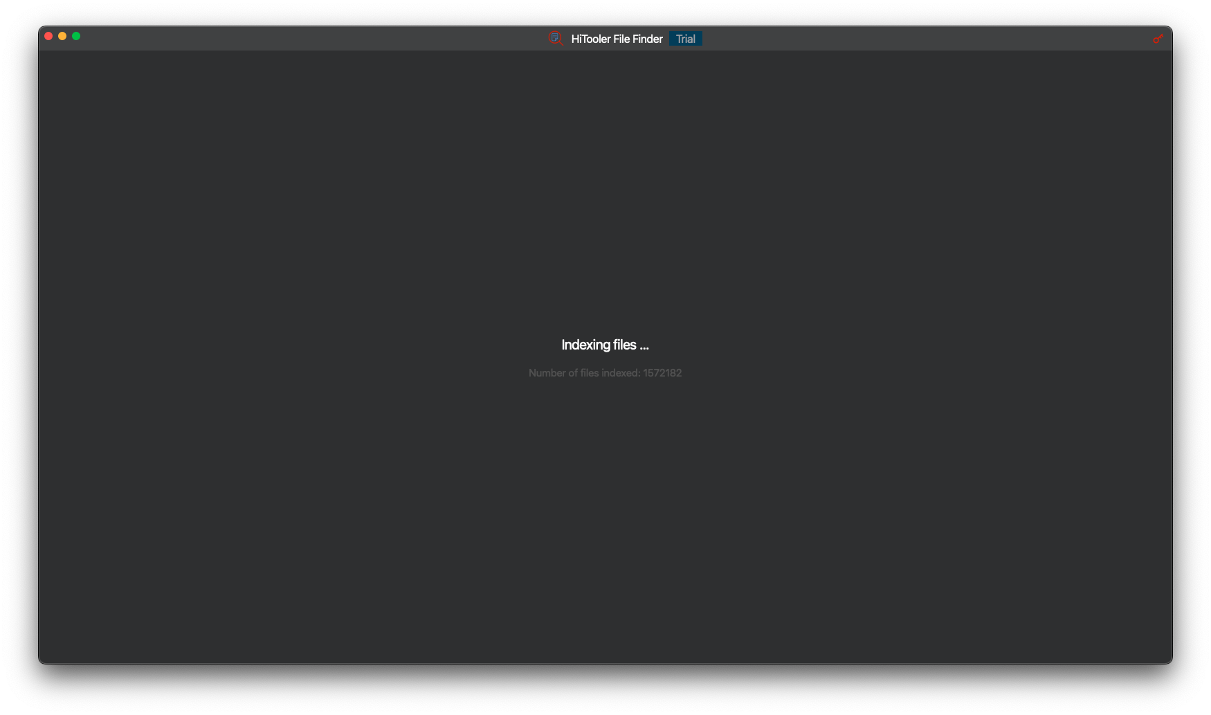 HiTooler File Finder indexing files