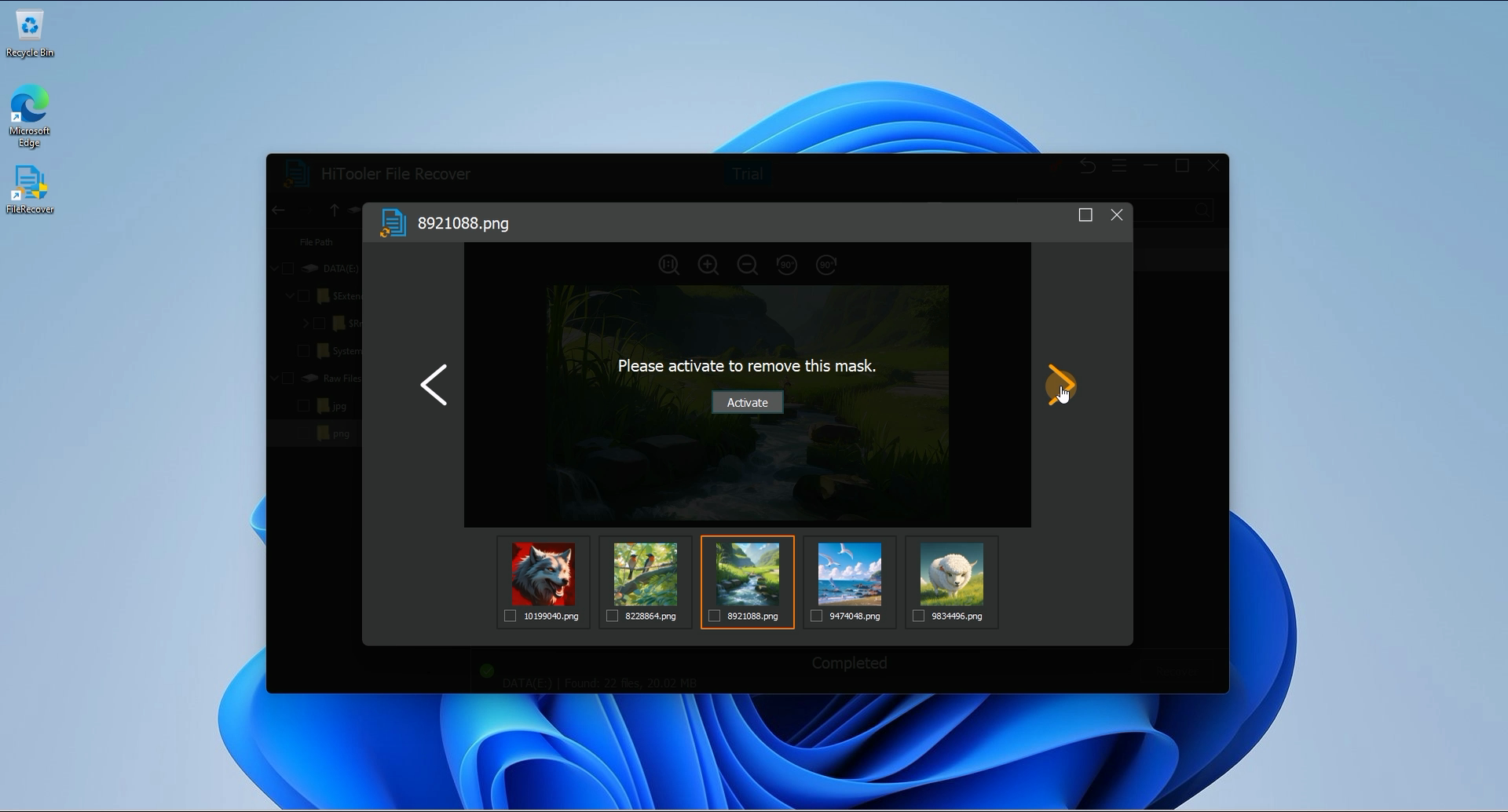 HiTooler File Recover preview
