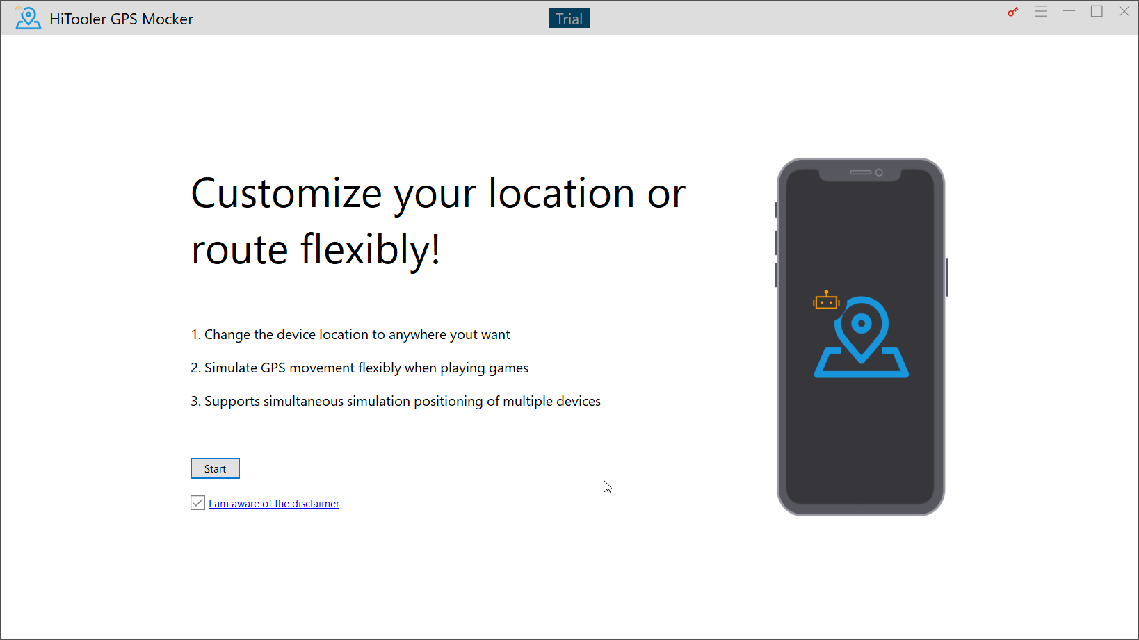 HiTooler GPS Mocker home