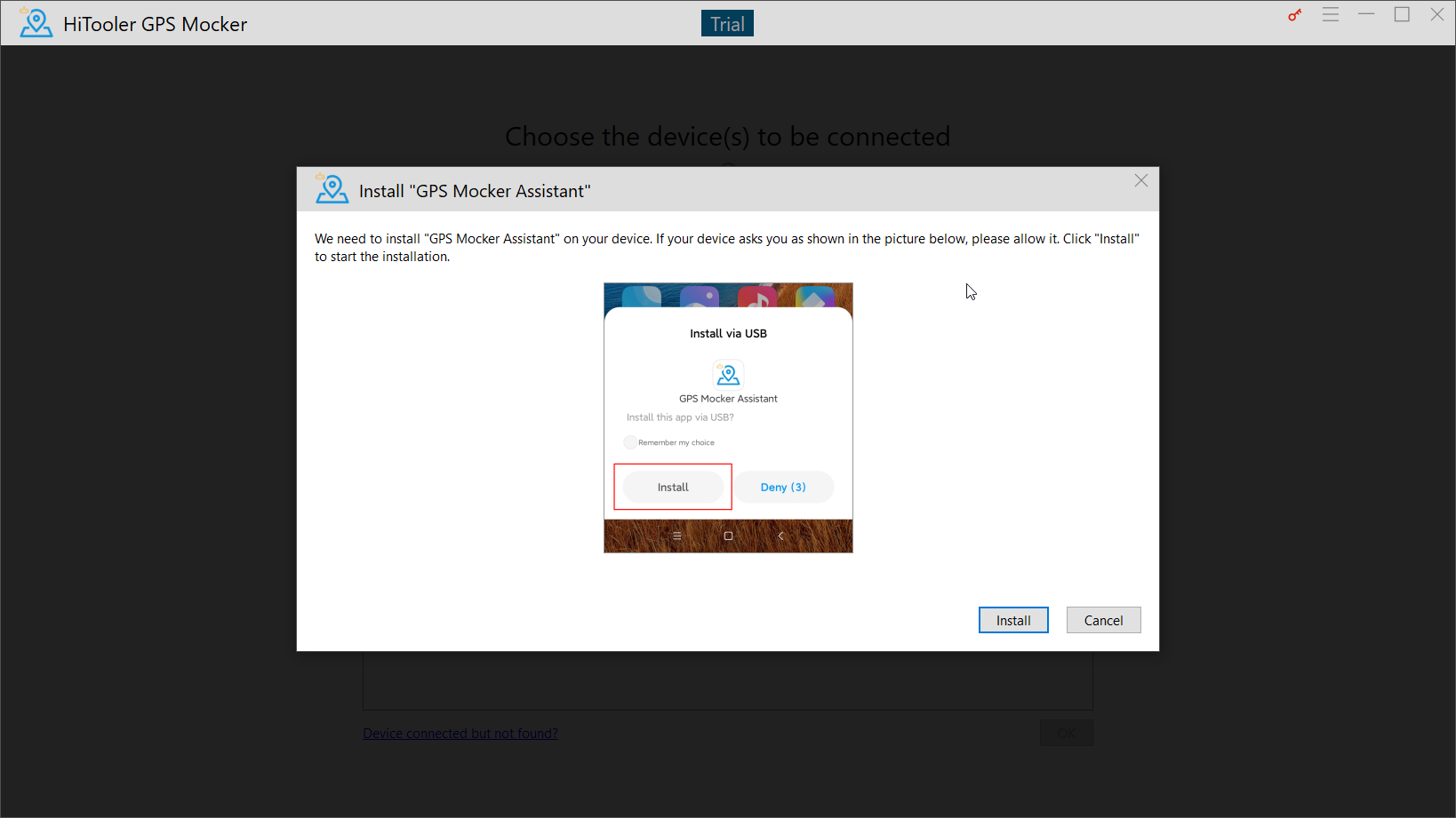 HiTooler GPS Mocker install gps assistant