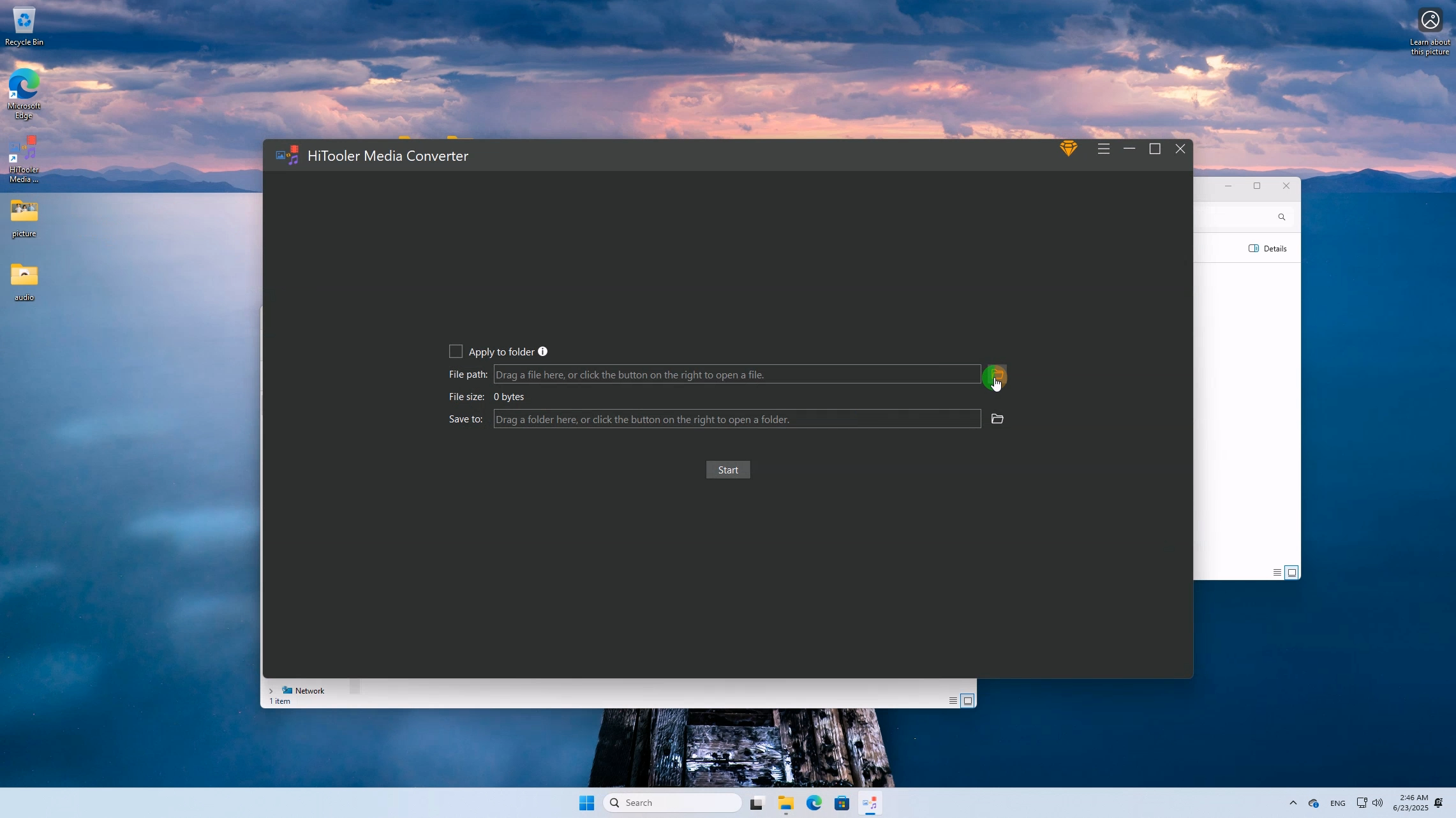HiTooler media converter open file