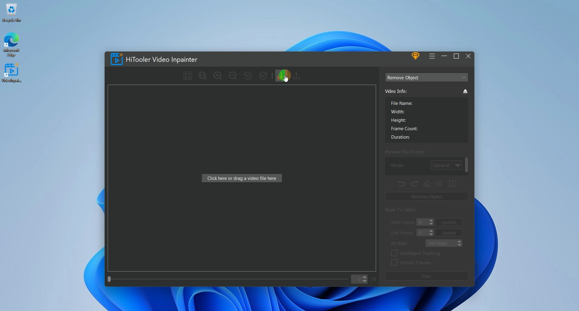 HiTooler Video Inpainter click import